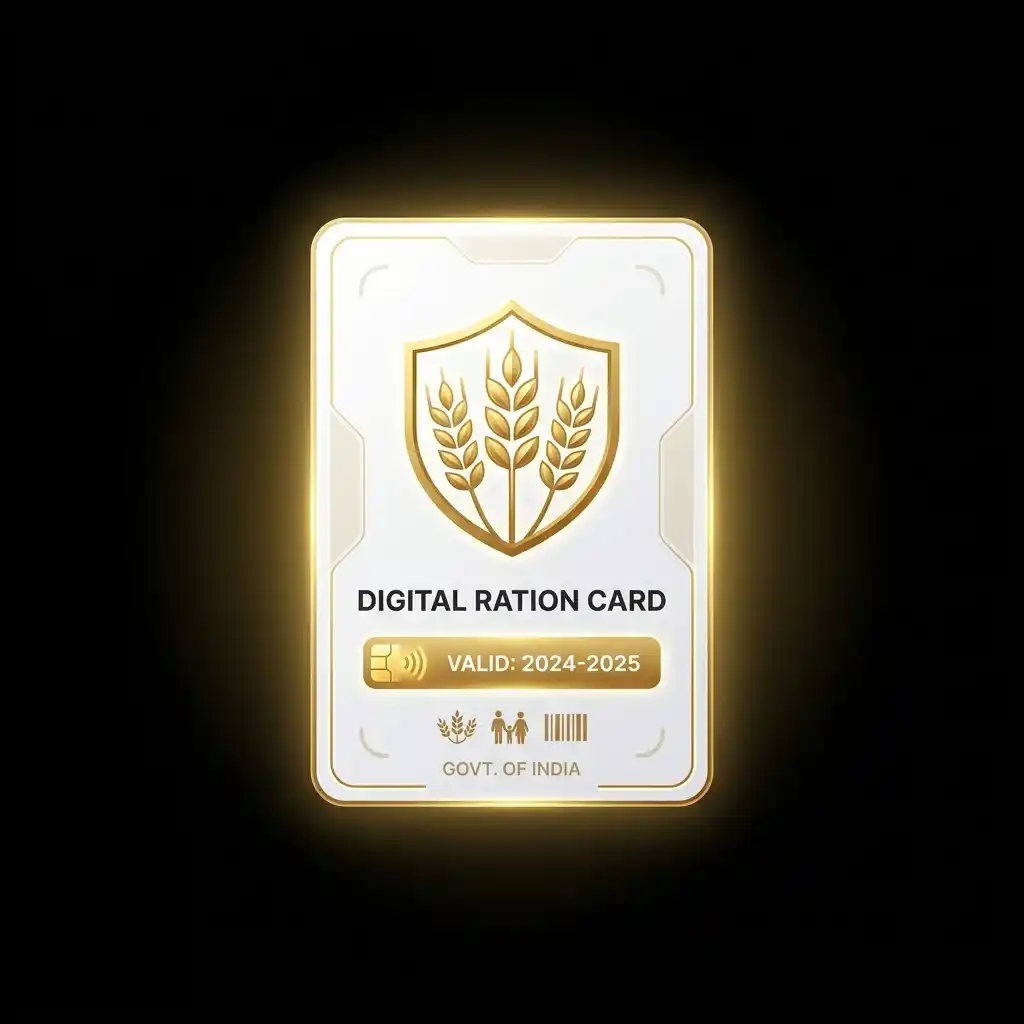 Illustration for Ration Card (WB) assistance